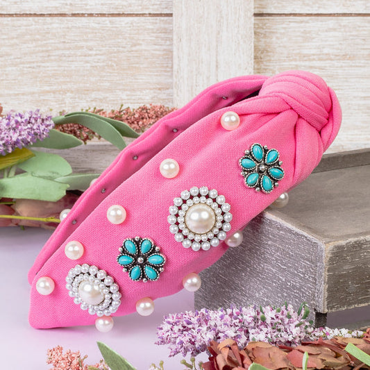 79007 - Western Headband - Fuchsia