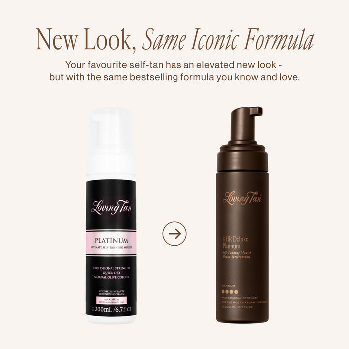 8 HR Deluxe Platinum Self-Tanning Mousse 200ml