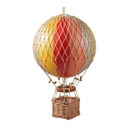 Hot air balloon toy home decor boys room style accent multi-color