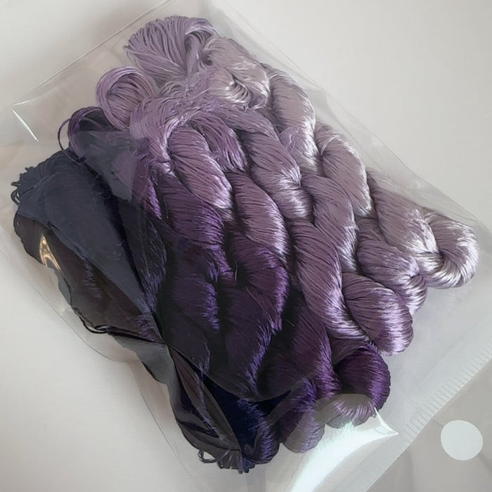80m Suzhou Embroidery Untwisted Mulberry Silk Thread(#115   80m*6) - Ronghua Threads