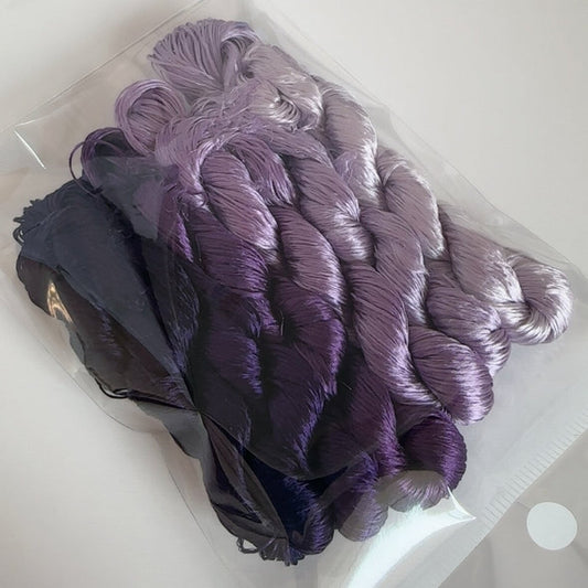 80m Suzhou Embroidery Untwisted Mulberry Silk Thread(#115   80m*6) - Ronghua Threads