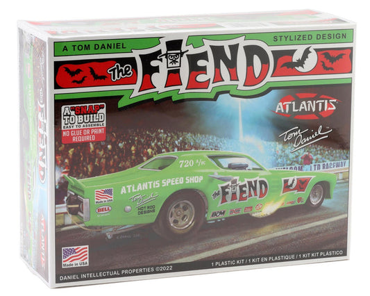 AANM8278 Atlantis Toy and Hobby Inc. Tom Daniel "The Fiend" 1/32 Funny Car Plastic Model Kit