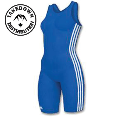 Adidas Womens 3 Stripe Singlet Blue - Takedown Distribution