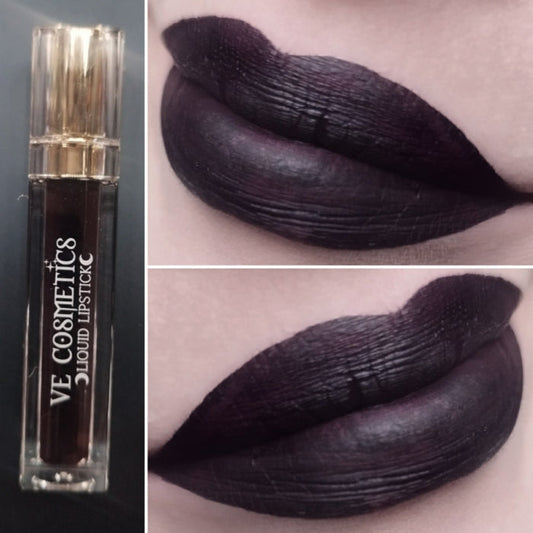 Aether - Liquid Satin Lipstick in Deep Indigo Violet