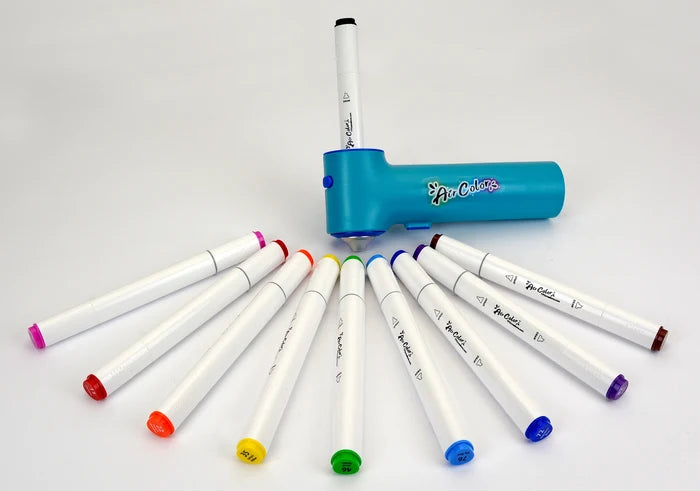 Air Color Airbrush Kit (Includes Markers & Stencils) TPG-490