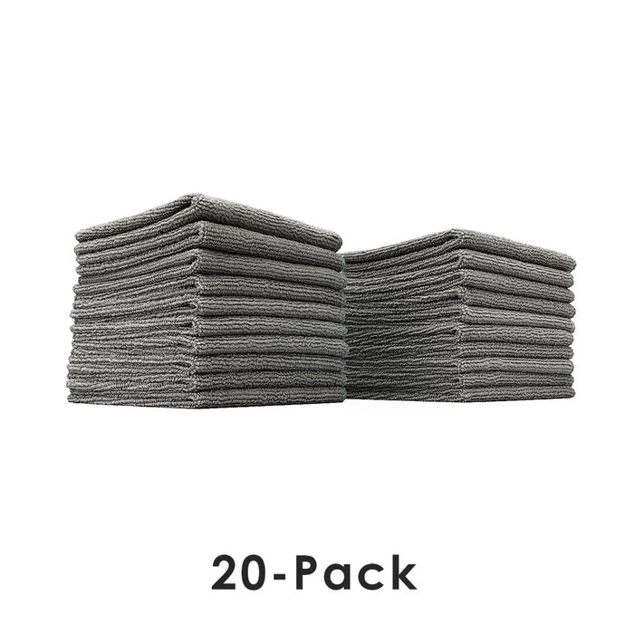All Purpose Terry dark grey stack view with the text "20-Pack" on a white background.