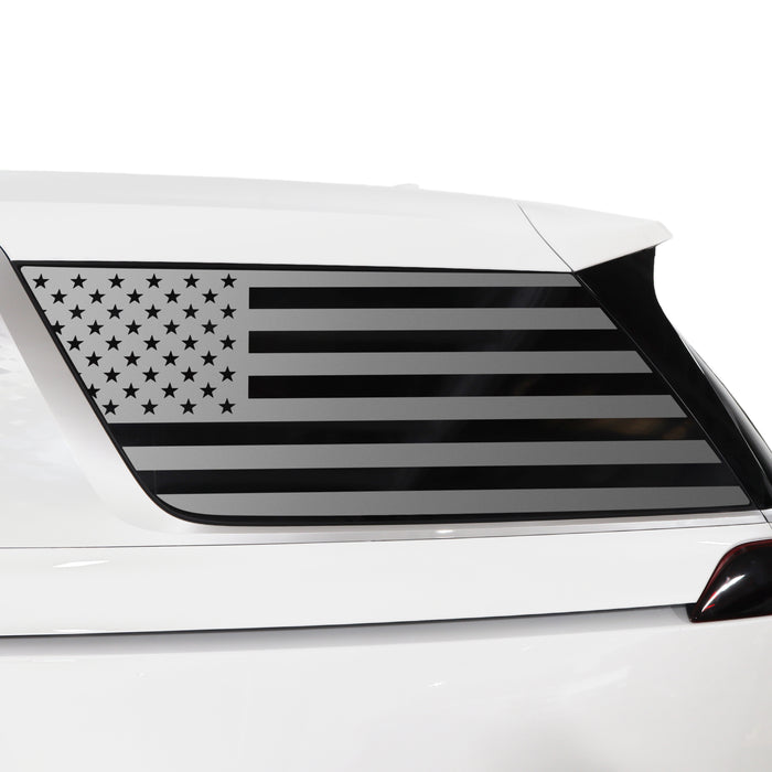 Quarter Window American Flag Vinyl Decal Stickers Fits Kia Carnival 2022 - 2025 - Bogar Tech Designs