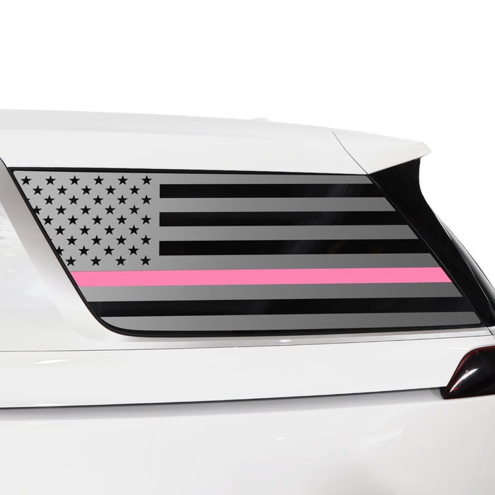 Quarter Window American Flag Vinyl Decal Stickers Fits Kia Carnival 2022 - 2025 - Bogar Tech Designs