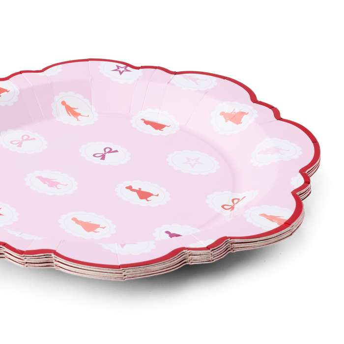 American Girl™ x Bonjour Fête Classic Characters Large Plates (Set of 8)