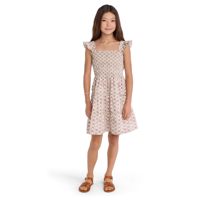 American Girl® x Hill House Home Tiny Ellie Nap Dress for Girls (Felicity™ Print)