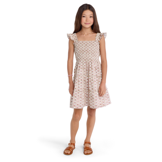 American Girl® x Hill House Home Tiny Ellie Nap Dress for Girls (Felicity™ Print)