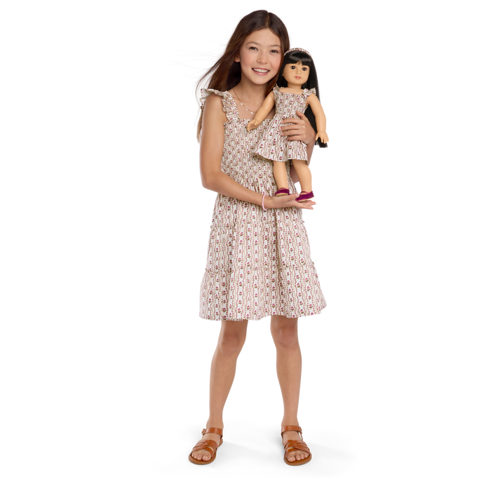 American Girl® x Hill House Home Tiny Ellie Nap Dress for Girls (Felicity™ Print)
