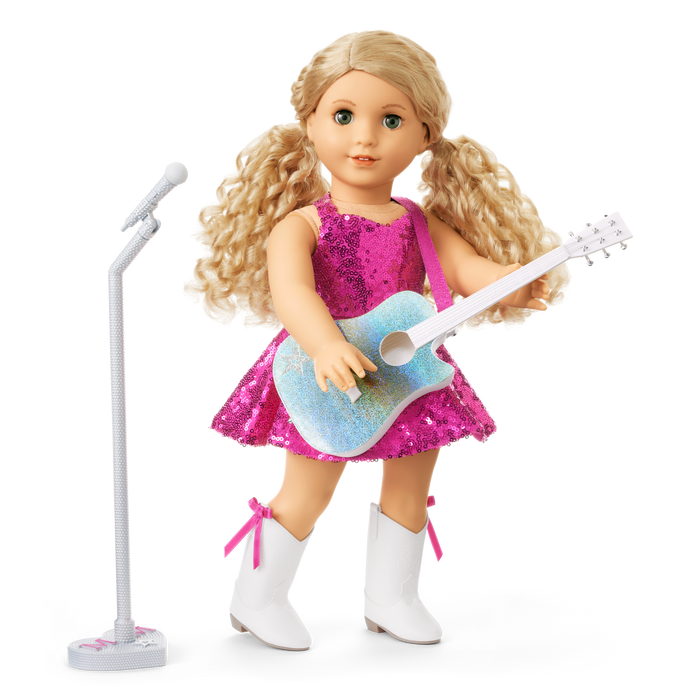 American Girl® x Megan Moroney Guitar & Mic Stand for 18-inch Dolls