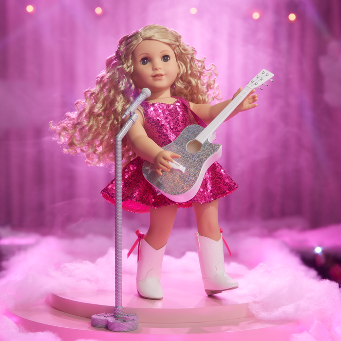 American Girl® x Megan Moroney Guitar & Mic Stand for 18-inch Dolls
