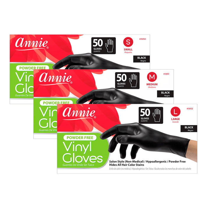 Annie Powder Free Vinyl Gloves 50pcs - ikatehouse