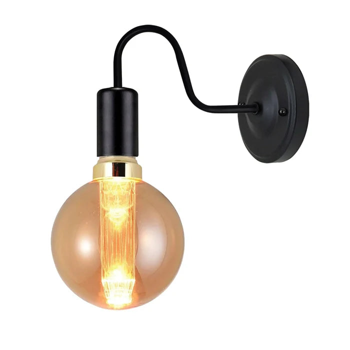 Antique Black Swan Neck Wall Light– E27 Indoor~5670