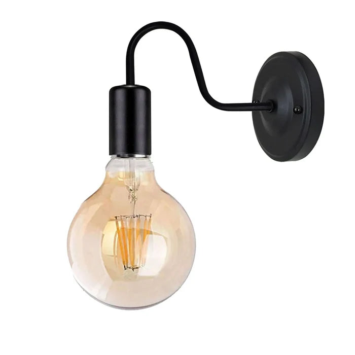 Antique Black Swan Neck Wall Light– E27 Indoor~5670