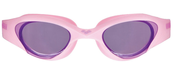 Arena The One Junior goggles with clear lenses and adjustable strap, designed for young swimmers.