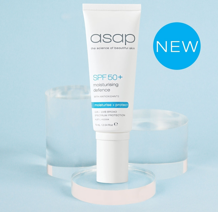 ASAP Skincare skin care ASAP Moisturising Defense SPF50 **Top Seller**