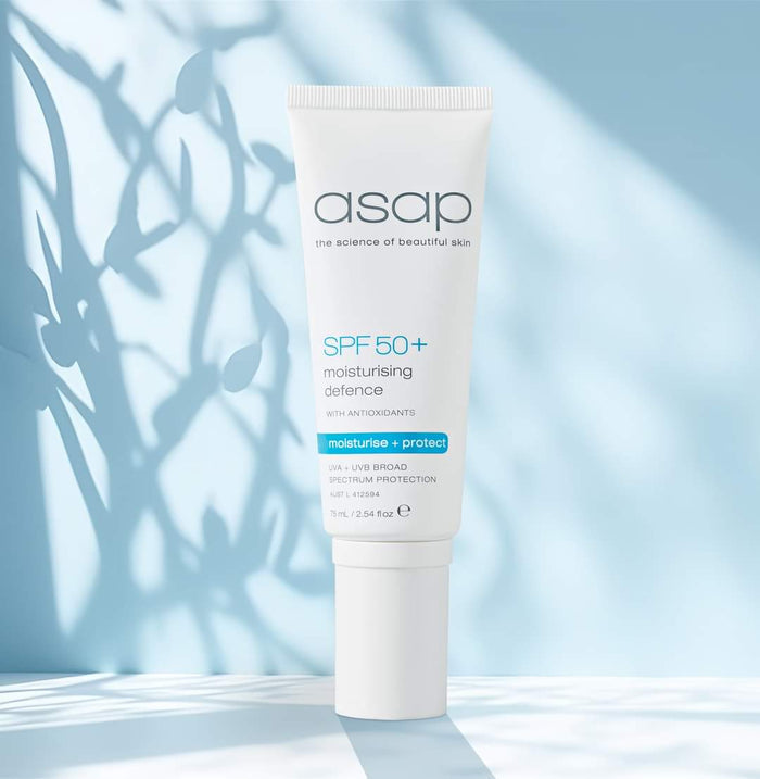 ASAP Skincare skin care 75ml ASAP Moisturising Defense SPF50 **Top Seller**