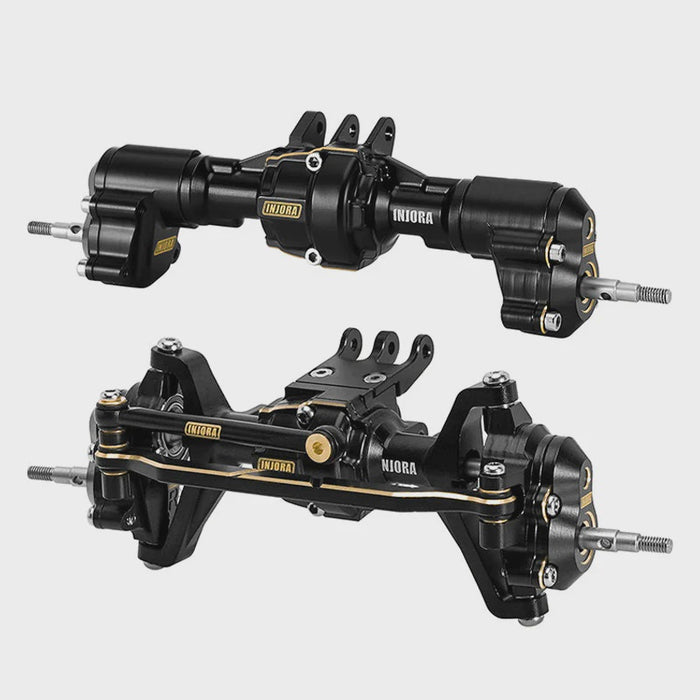 ASC18-26FR Brass & Aluminum Complete Portal Axles for 1/18 Redcat Ascent-18