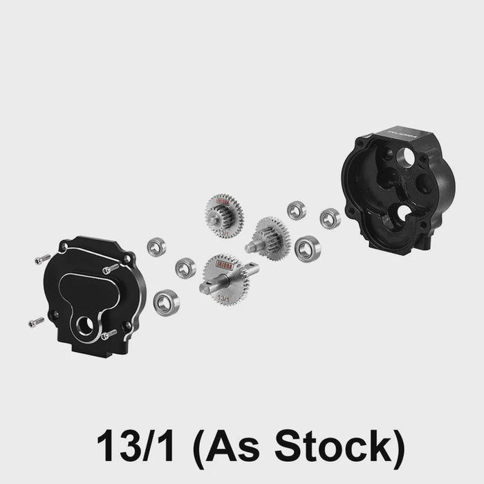ASC18-37AS INJORA Aluminum Complete Transmission for 1/18 Redcat Ascent-18 / Ascent-18 Apex