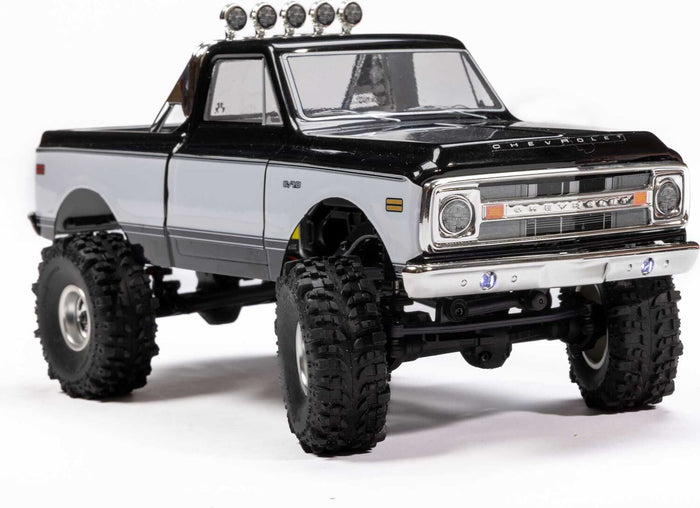 1/24 SCX24 1967-1972 Chevrolet C10 4WD Truck RTR, Black