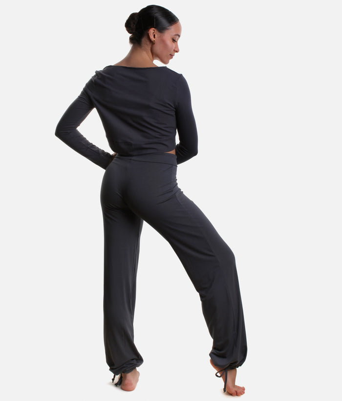 AYANA Warm-Up Pants – Soft Bamboo with Adjustable Fit