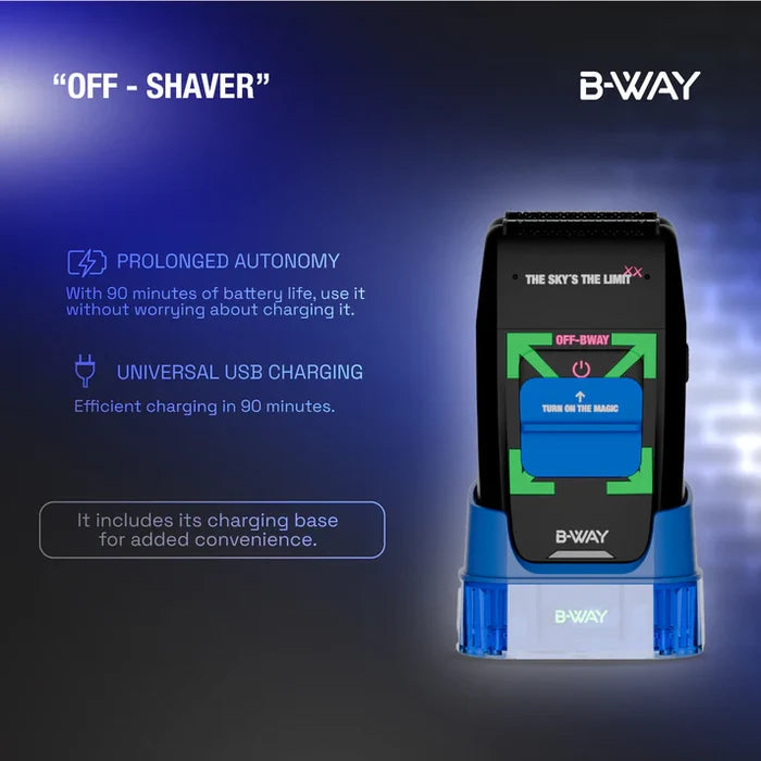 B-Way professional Clipper # OFF-SHAVER BLACK - Palms Fashion Inc.