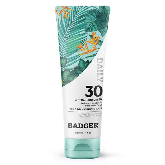 Badger - Badger Mineral Daily Sunscreen SPF 30, with Zinc Oxide