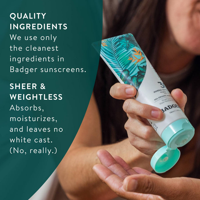 Badger - Badger Mineral Daily Sunscreen SPF 30, with Zinc Oxide