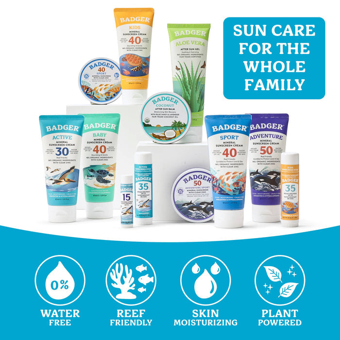 Badger - Badger Mineral Sunscreen Face Stick SPF 35