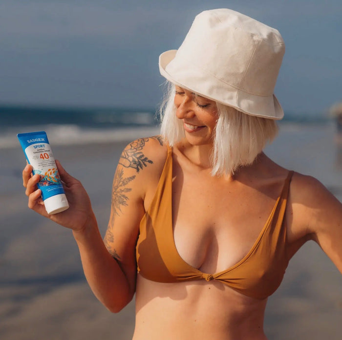Badger Sport Mineral Sunscreen Cream - SPF 40
