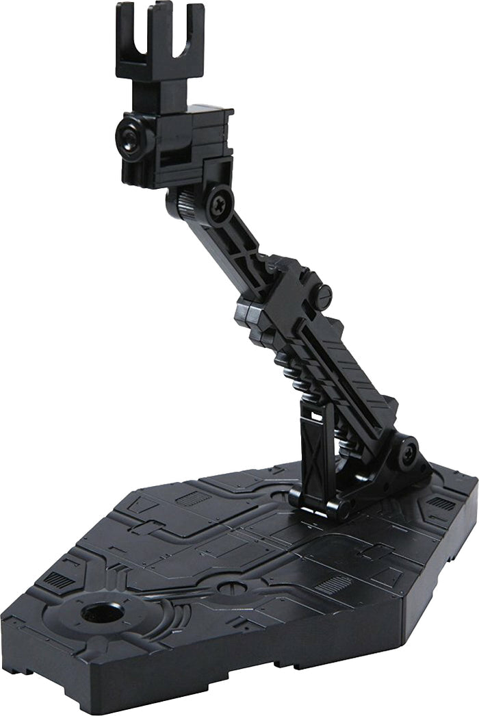 Black Action Base 2 Display Stand for 1/144 Scale Models