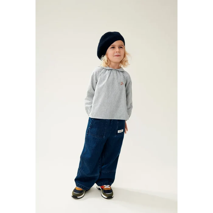 Liewood - Beret Hat - Borg - Classic Navy - Lifestyle Cut 1