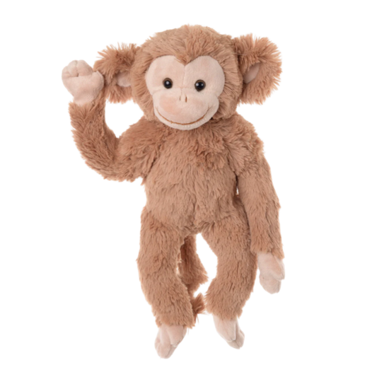 Bukowski plush monkey, Bernard monkey plush, soft stuffed monkey toy, long-limbed plush animal, Swedish plush toys, monkey cuddle toy, heirloom stuffed animal, Bukowski toys, kids monkey plush, safe plush for toddlers