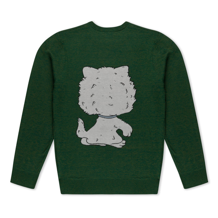 RIPNDIP Big Head Knit Sweater (Pine Heather)