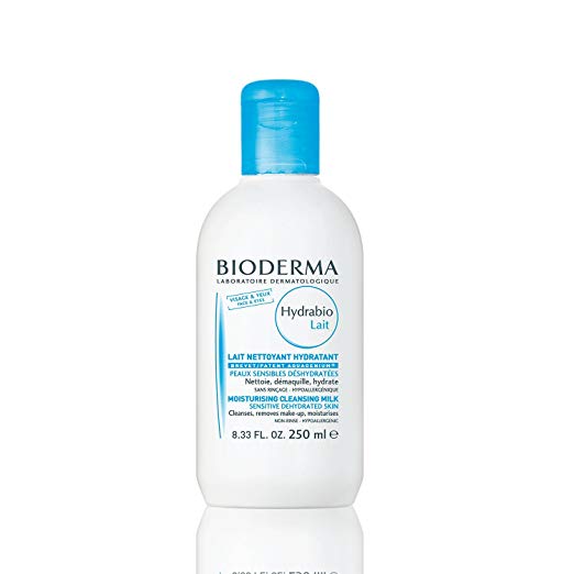 Bioderma Hydrabio Moisturizing Facial Cleansing Milk and Makeup Remover for Dehydrated Skin - 8.33 fl. oz.