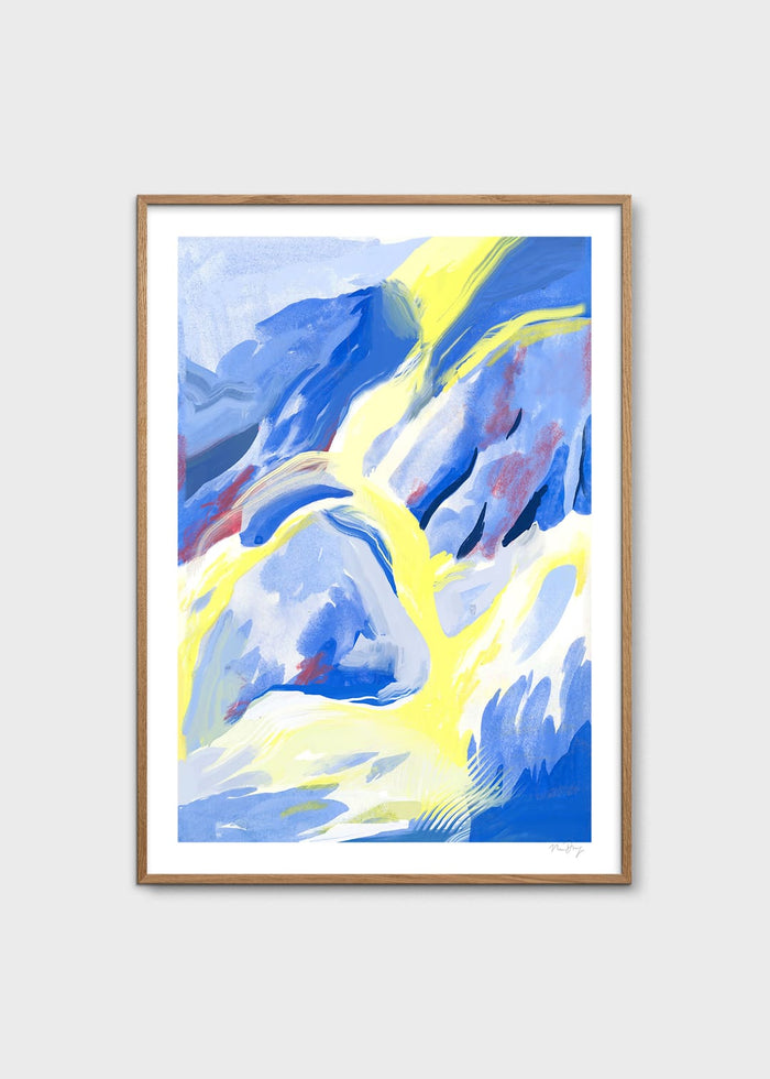 Blue Strokes by Nina Dissing