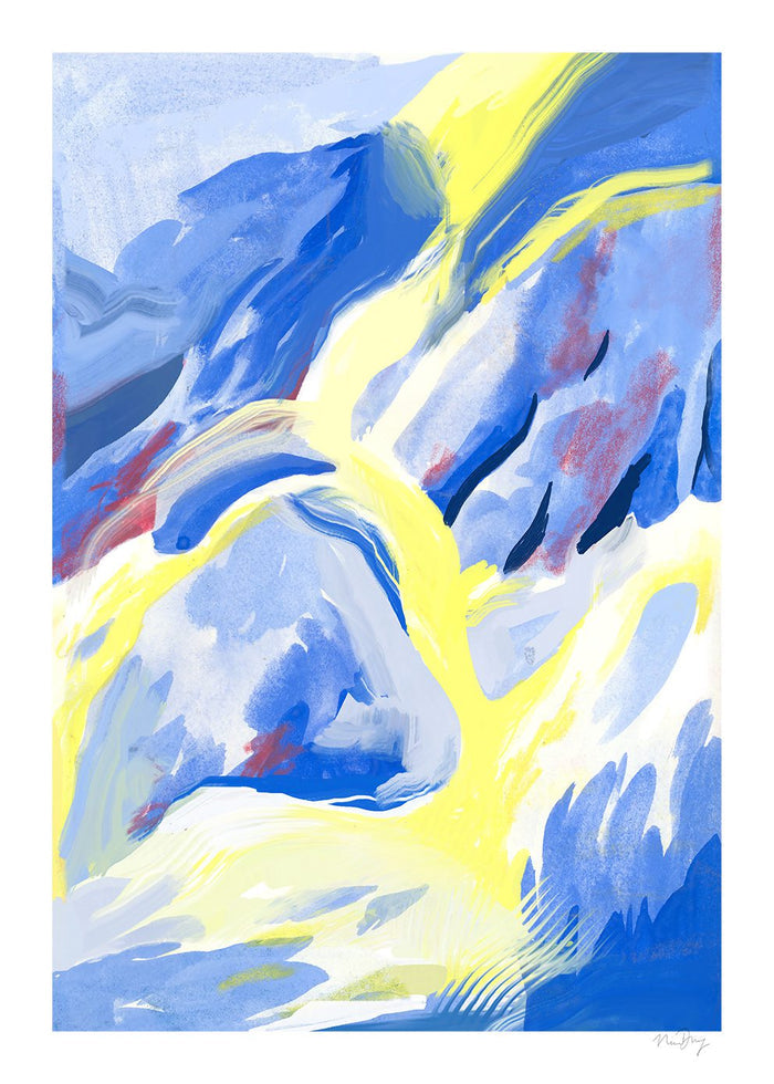 Blue Strokes by Nina Dissing