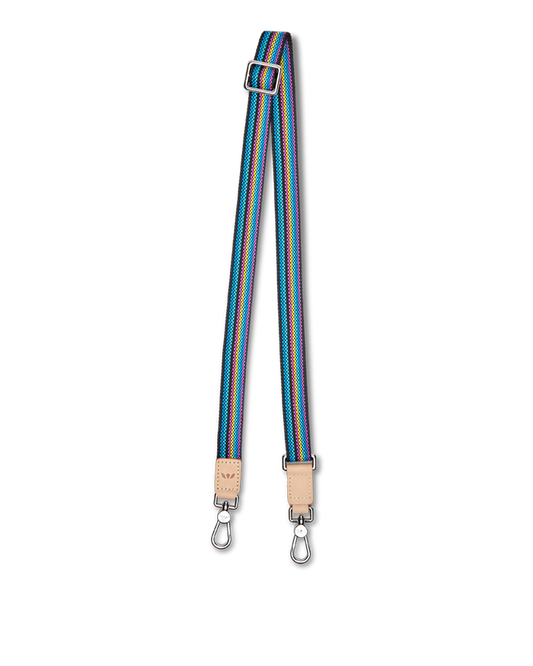 Blueberry Webbing Slim Crossbody Strap