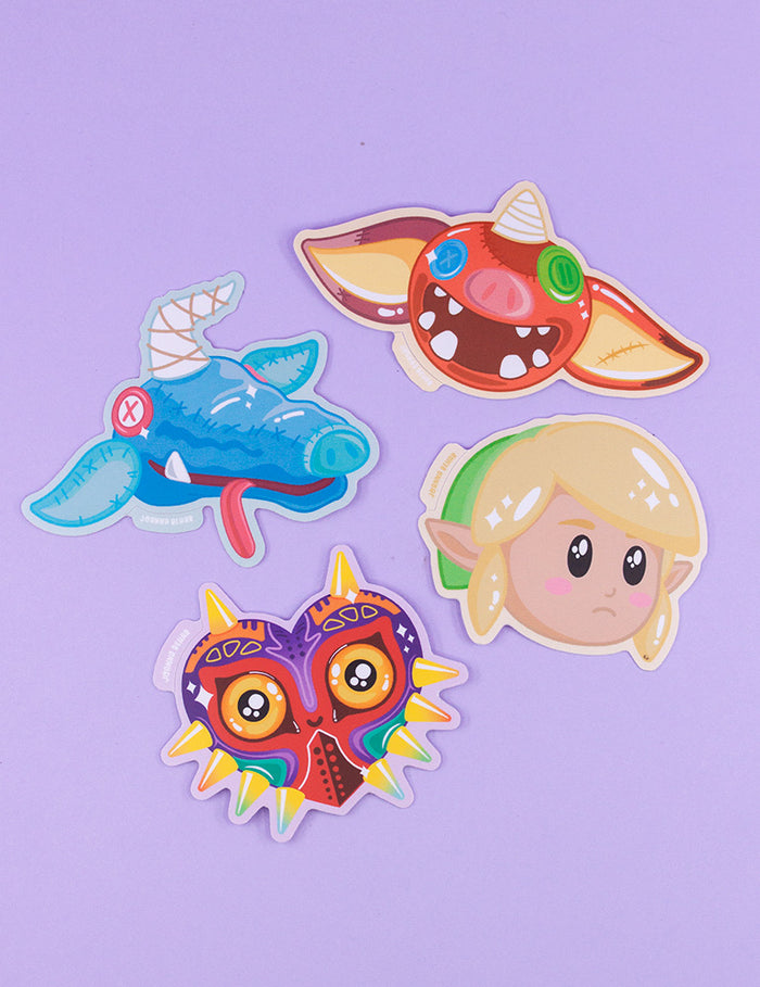 Bokoblin mask vinyl sticker