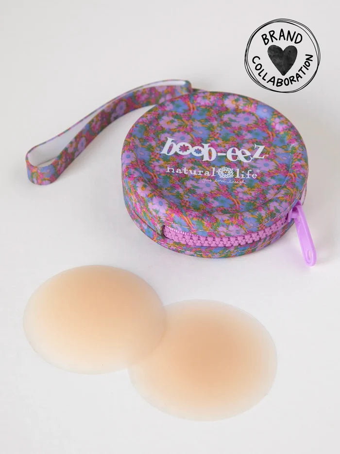 Boob-eez® x Natural Life Deluxe Duo Nipple Cover - Light-view 1