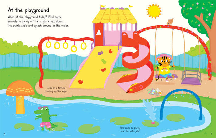 Book - First Sticker Book - Summer - Spread 3