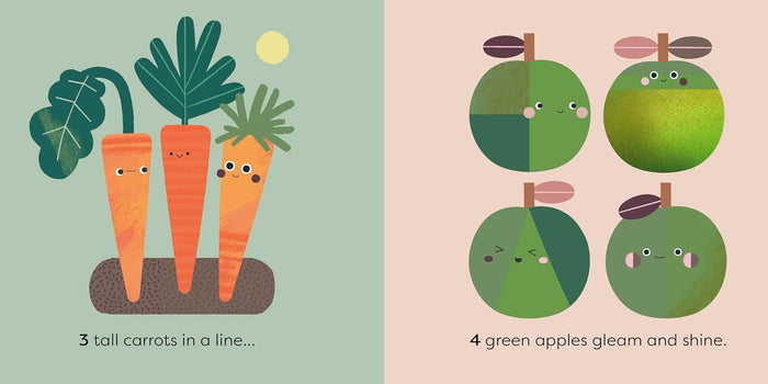 Book - Mini Touch: Fruit And Veg - Spread 1