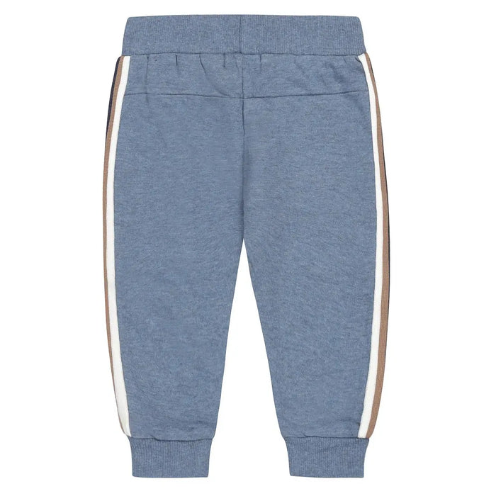 Boys Jogger Pants Blue Melange | Dirkje - Dirkje