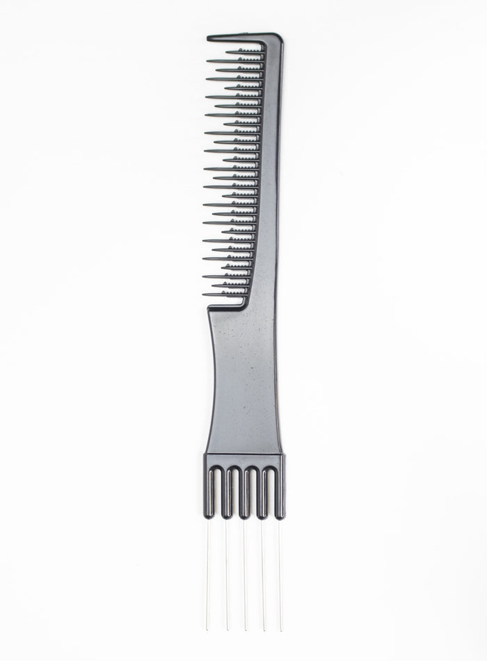 black (1 dozen) / metal pik/teaser comb / n/a