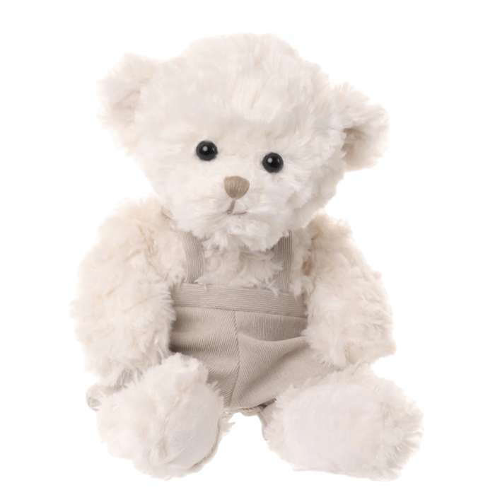 Bukowski Wyatt teddy bear, baby’s first teddy bear, soft plush bear for babies, 14 inch teddy bear, baby boy gift bear, ultra-soft baby bear, Bukowski baby plush, baby companion bear, bedtime teddy for toddlers, grow-with-me stuffed animal