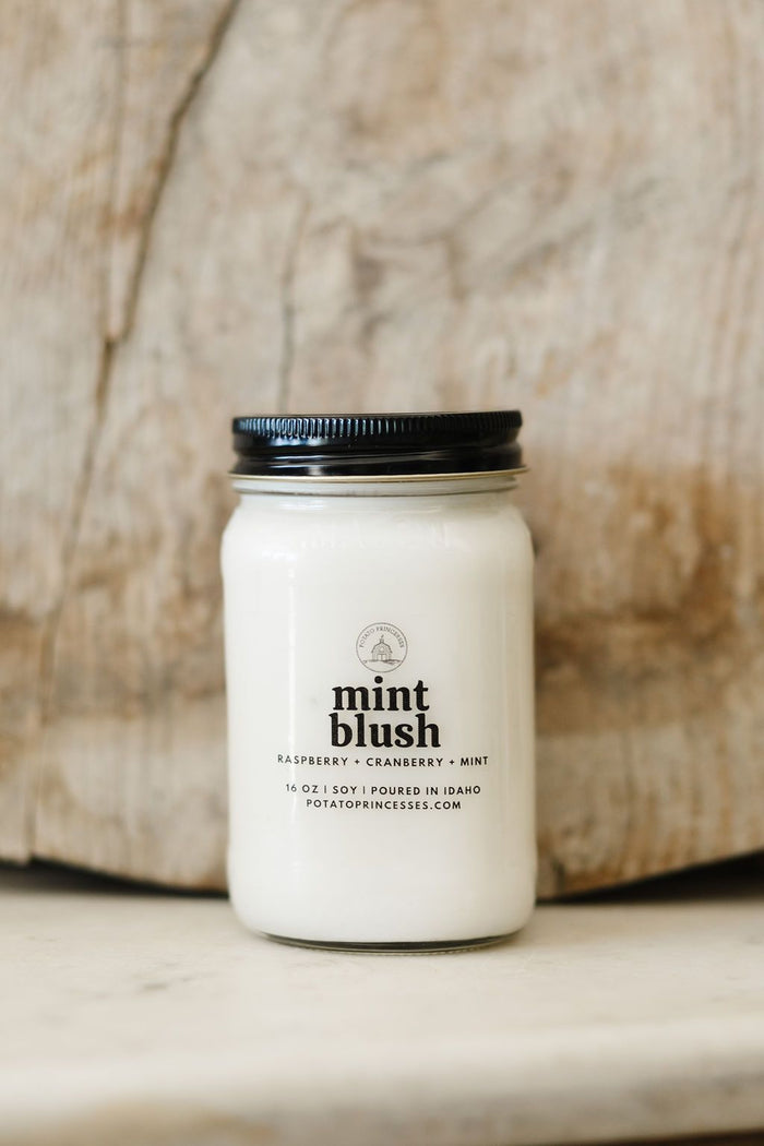 Candle, Mint Blush