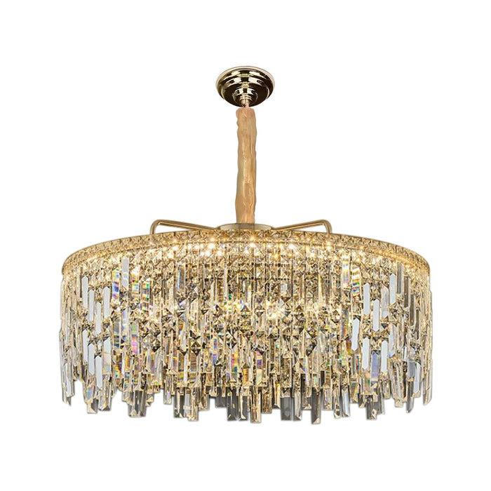 Ceiling Mounted Modern Gold Crystal Chandelier~4804